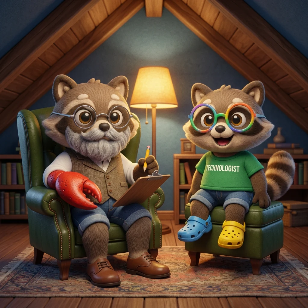 Gemini 3.1 Flash render of the Den scene