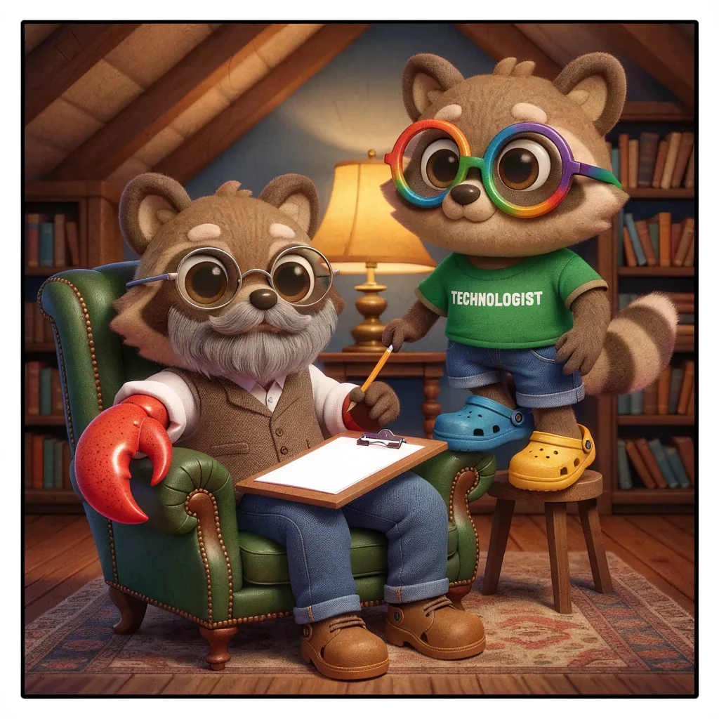 Recraft v4 styles render of the Den scene