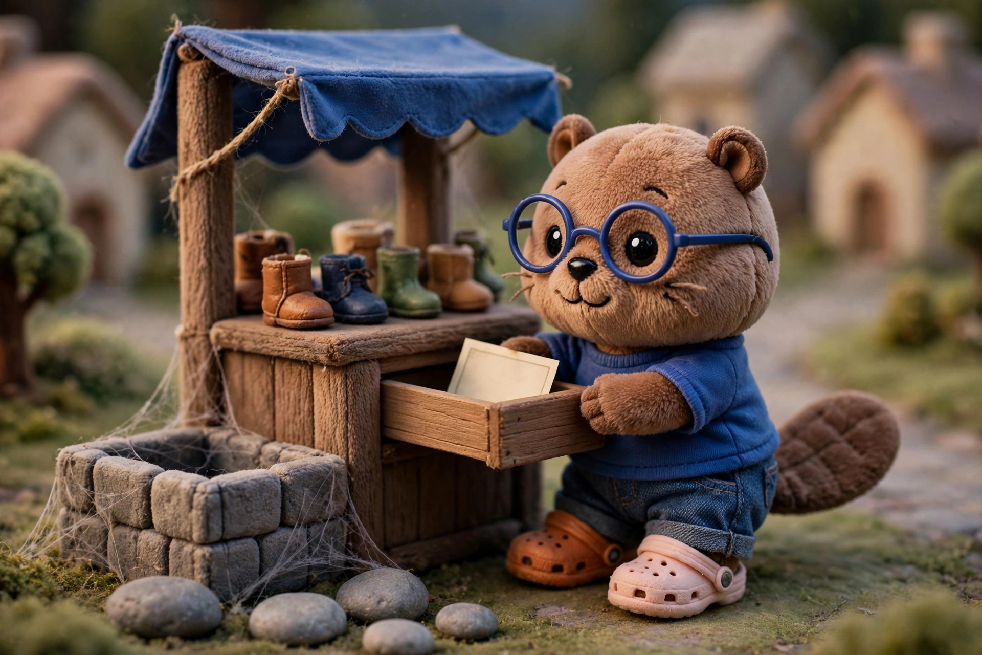 The beaver tucks the note away. He considers himself paid.