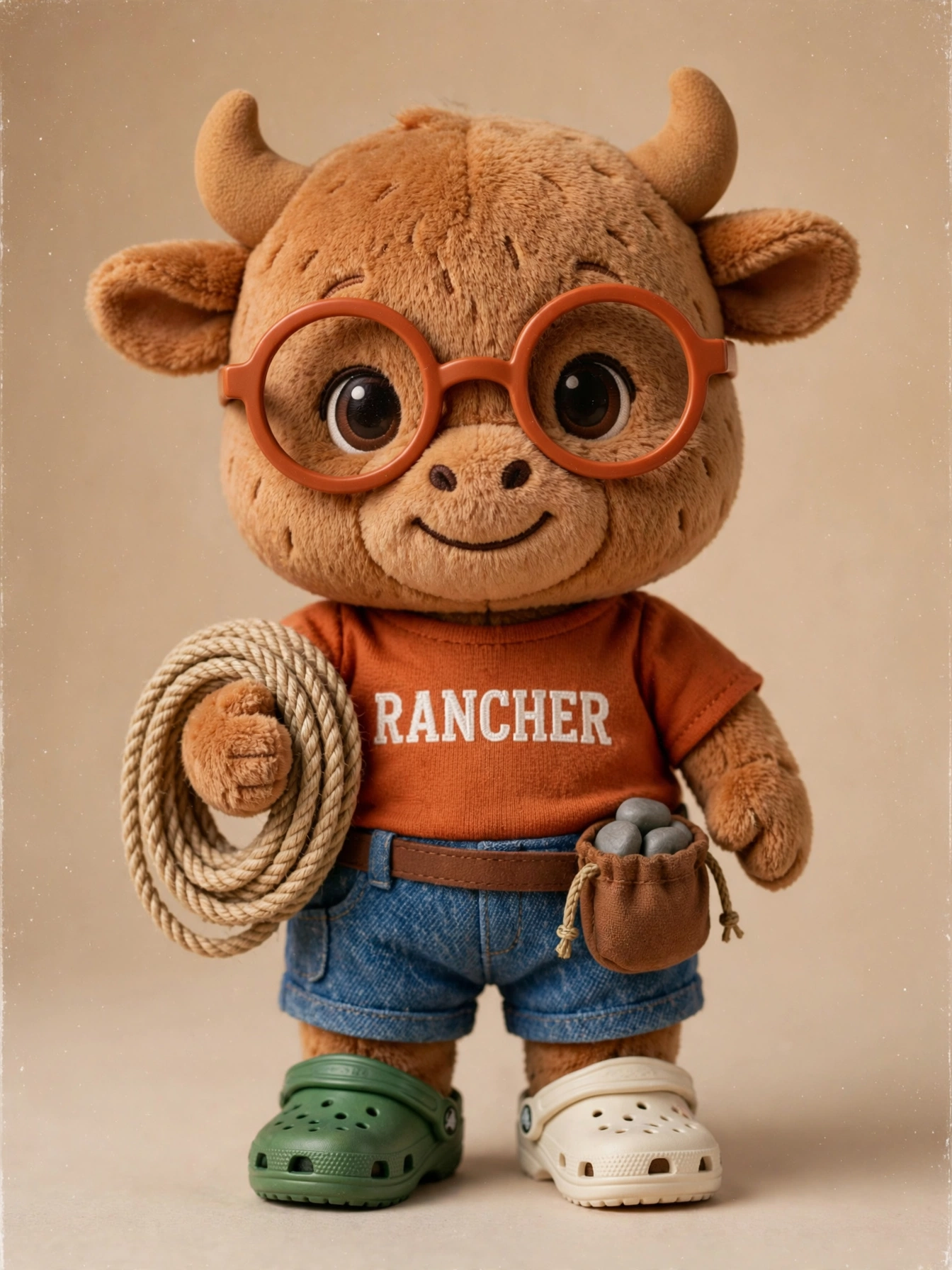 Plush bull rancher